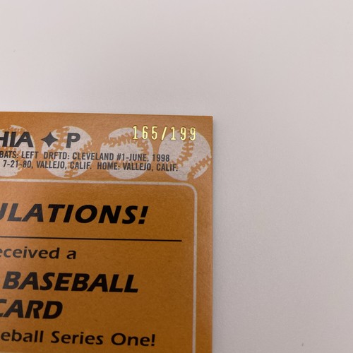 2023 Topps Series 1 1988 CC Sabathia Relic - Black Border #’d /199 #88R-CS MINT - Bild 8 von 10