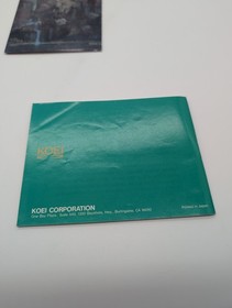 Bandit Kings of Ancient China (Nintendo Entertainment System, NES) Cart/Map/Man