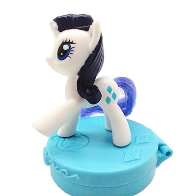 My Little Pony Rarity Pony McDonald's Happy Meal Toy Mirror