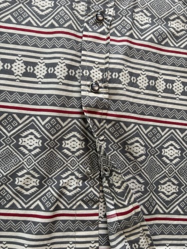 Roper Wear the West Cowboy Western Long Sleeve Dress Shirt Sz Medium Pearl Snap - Picture 3 of 8