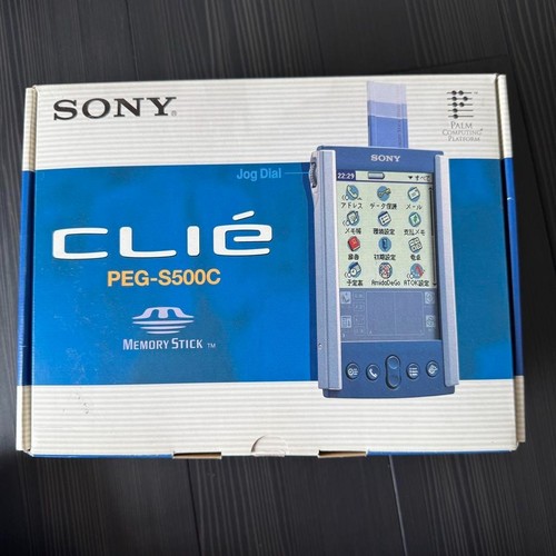 Stylet portable vintage 2000 Sony Clie Palm couleur tactile PEG-S500C Japon F/S - Photo 10 sur 16