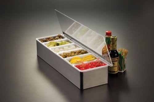 CD6 Condiment Holders, 18.2" Length x 4.2" Width, Clear - Bild 2 von 2