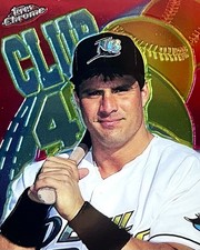 Jose Canseco 1999 Topps Chrome All Etch 1998 Club 40 Card #AE7