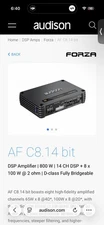 Audison AF C8.14 Bit 8 Channel Amplifier with 14 Channel DSP, 800W