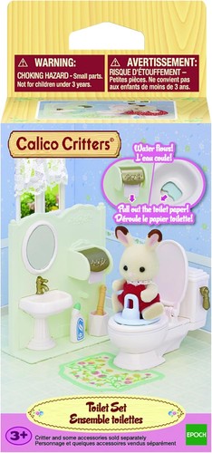 Juego de inodoro Calico Critters multicolor - Imagen 6 de 6