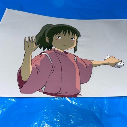 Spirited Away Studio Ghibli Cel Drawing 30×21cm Original Art Sen to Chihiro - Picture 2 of 3