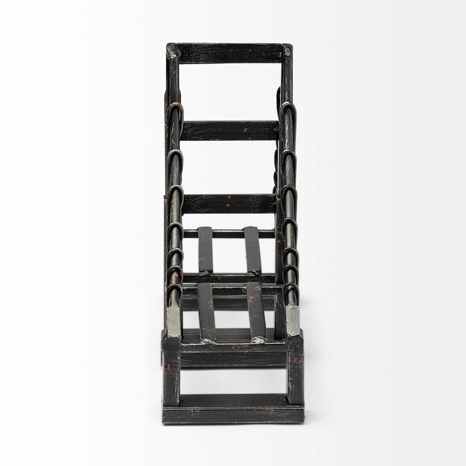 Mercana Wrought Iron Suspension Bridge Brown Metal Weighted Bookend - Image 4 of 4