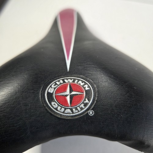 Schwinn Cionlli Bicycle Seat Saddle Performance Products SPP Black & Magenta - Picture 3 of 10