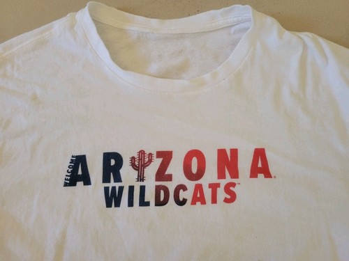 Arizona Wildcats Basketball Football Baseball Mens T-Shirt XL White S/S - Bild 2 von 4