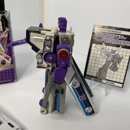 1986 Hasbro Transformers G1 Generation 1 Triple Changer Octane Box and paperwork - Bild 9 von 10