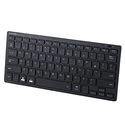 ELECOM Bluetooth Multi-Pairing Mini Tastatur Schere Typ Leicht und Dünn