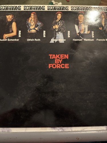 Scorpions Taken by Force Vinyl LP 1977 UK Pressing PL 28309