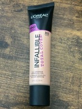 Base Loreal Paris Infallible Total Cover #303 beige desnudo sin sellar leer