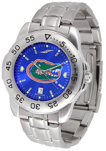 Sun Time Men's Licensed Collegiate Team Sport Steel Ano Watch (Pick Your Team) - Picture 20 of 79