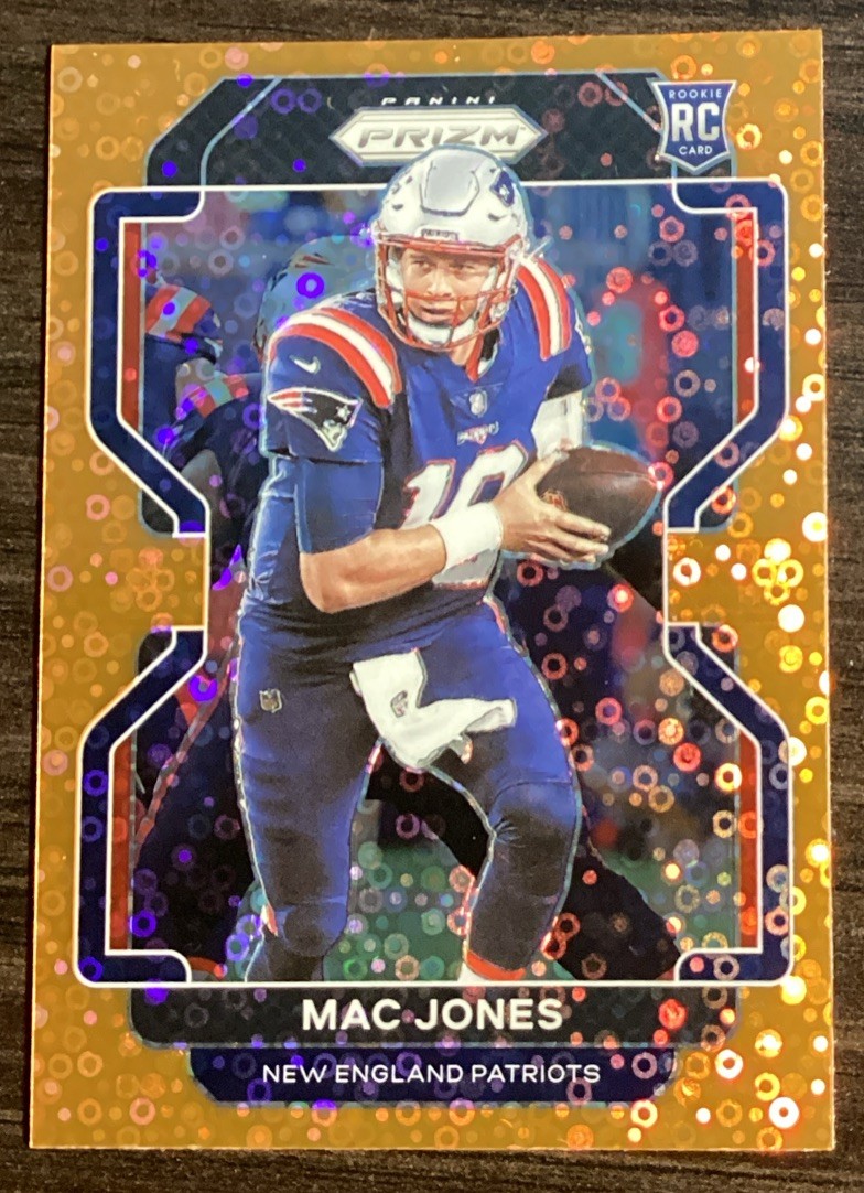 2021 Panini Prizm - Rookie Orange Disco Prizm #336 Mac Jones (RC)