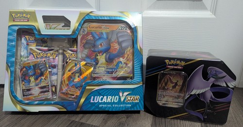 Lucario VSTAR Special Collection Box Pokemon + Crown Zenith Articuno NEU Sealed