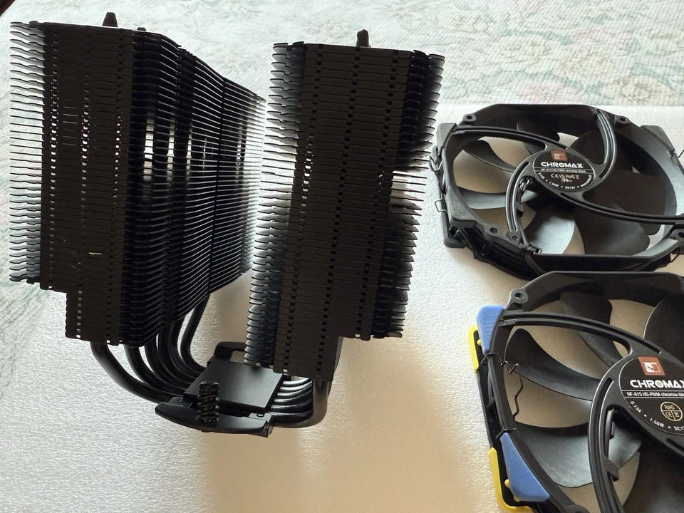 Noctua NH-D15S chromax.black CPU Cooler  + 2ª Ventola (Vedi descrizione) - Immagine 3 di 4