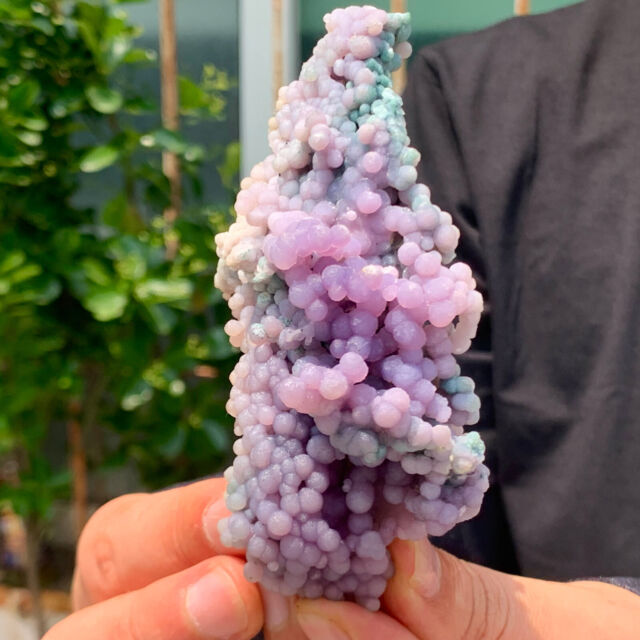 119G Natural Grape Agate Chalcedony Crystal Mineral Sample 119G Natural Grape Agate Chalcedony Crystal Mineral Sample