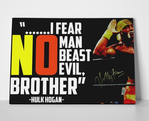 Hulk Hogan Poster oder Leinwand - Bild 1 von 4