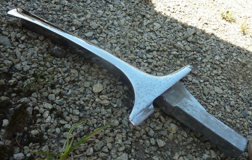1961 1962 Chevy Corvette Door Pillar Post LH Left Driver Side Chome 3762557 OEM - Picture 2 of 11