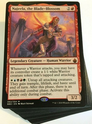 Tribal Warriors ***Custom Commander Deck*** Najeela EDH Mtg Magic Cards