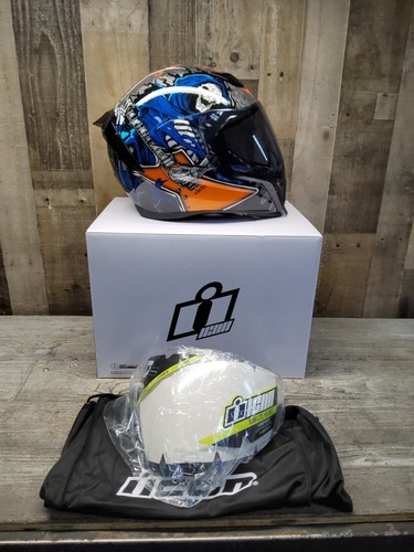 Icon Airflite Helmet - Trick Or Street 4 - Large LG - 0101-17363 - BRAND NEW - 第 1/15 張圖片