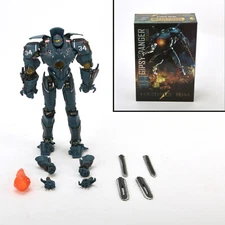 Uprising Side Jaeger Gipsy Danger Avenger 7" Action Figure Toy LED Light Version