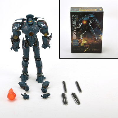 Pacific Rim Uprising Jaeger Gipsy Danger Avenger 7'' Action Figure - LED Version
