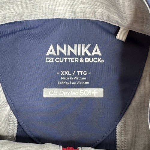 Womens Cutter & Buck Annika 1/4 Zip Golf Vest 2019 PGA Bethpage Black Size XXL - Picture 8 of 11