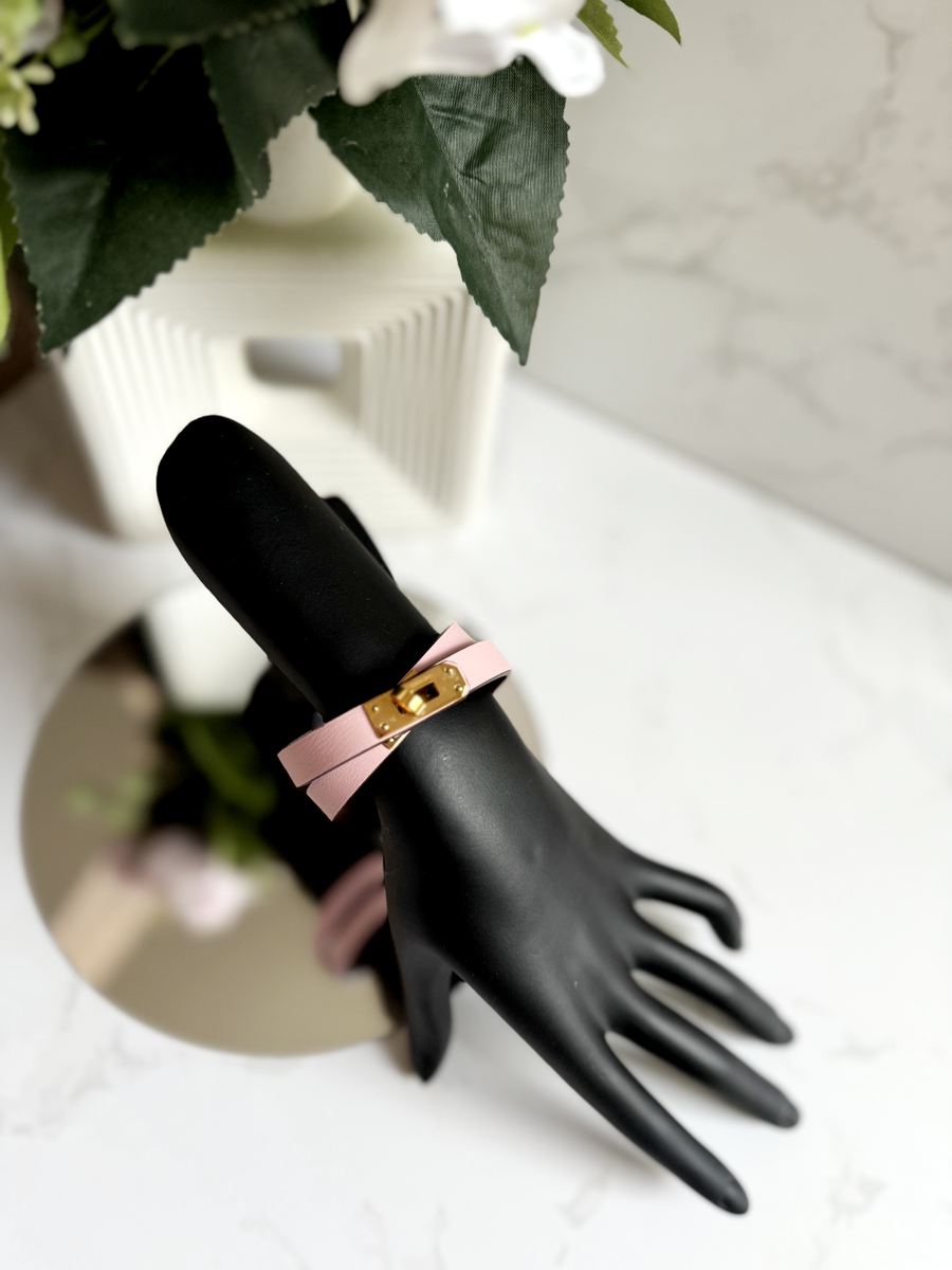 BNIB Hermes Mini Kelly Double Tour bracelet Swift Calfskin
