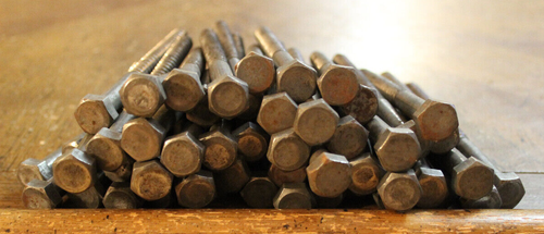 50 Piece 5/16" x 4" Long Hex Head Lag Bolts Plain Steel Wood Coach Screws - Picture 7 of 7