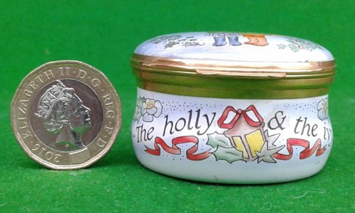 CRUMMLES 1987 THE HOLLY & THE IVY ANNO DOMINI TRINKET BOX - LIMITED EDITION. - Picture 6 of 12