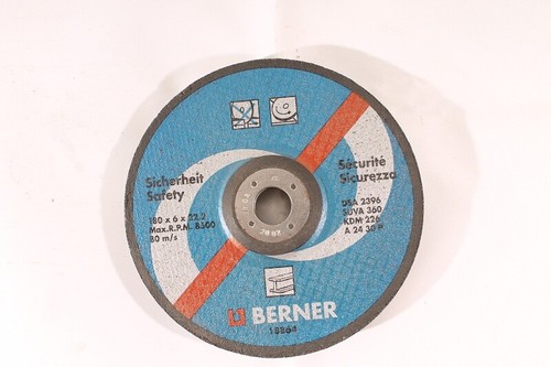2 Pieces Grinding Disc Scrubbing Disc Berner 180 X 6 X 22.2 - Picture 2 of 12