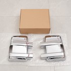 For 2008~16 Ford F250 F350 SuperDuty Chrome Rearview Full Mirror Covers Caps 2X