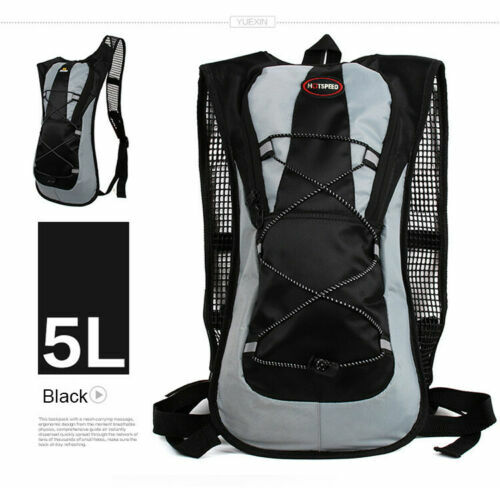 5L Rucksack / 2L Wasser Blase Trinkbeutel Paket Radfahren Laufen Wandern - Bild 11 von 12