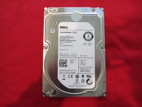 Lot of 2pcs Dell 4TB ST4000NM0023 128MB 7200rpm 6Gb/s 3.5" SAS Server Hard Drive - Picture 4 of 4