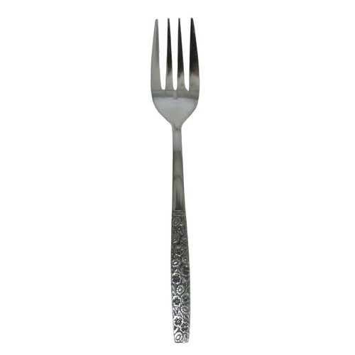 Rogers Stainless Flatware 2 Knives 2 Salad Forks Floral Mid-Century - Picture 8 of 10