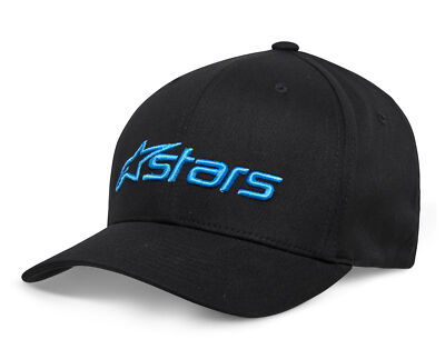 ALPINESTARS BLAZE 2.0 HAT BLACK/BLUE LG/XL 1214-81703-1072 ALPINESTARS BLAZE 2.0 HAT BLACK/BLUE LG/XL 1214-81703-1072