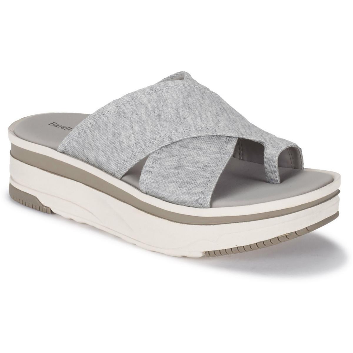 Женские босоножки Baretraps Maggey Grey Slide 7.5 среднего размера (B,M) BHFO 9215