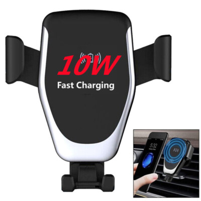 Qi Wireless Phone Charger Car Air Vent Mount Holder Fast Charge 10W Universal