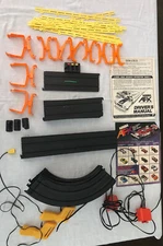 Aurora 5" 2-Lane Track Large Lot Vintage Made in USA - Straight, Curves, Support