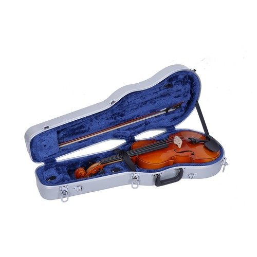 Crossrock 16"-16.5" Viola Case, ABS Molded Shaped,Backpack Style guitar case - Picture 2 of 21