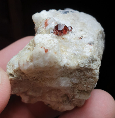 283 Carats Very Nice Luster Quality Garnet with Feldspar Matrix Specimen Afghan - Picture 2 of 5
