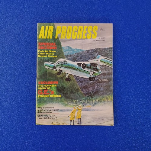 AIR PROGRESS SPECIAL EDITION! PARIS AIR SHOW SEPTEMBER 1967 VINTAGE MAGAZINE - Picture 8 of 9
