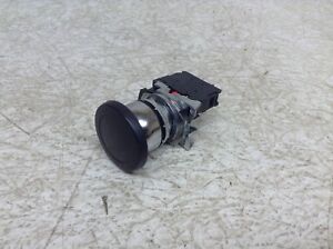 Allen-Bradley-800F-X01-Black-Mushroom-Momentary-Push-Button-800FX01