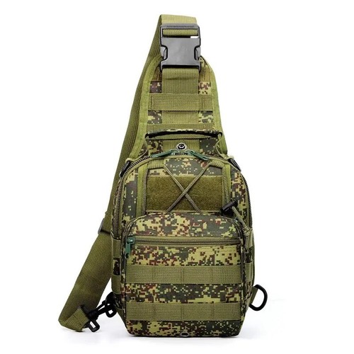 Tactical Sling Bag Military Crossbody Shoulder Backpack – EDC, Hiking, Outdoor - Picture 15 of 16