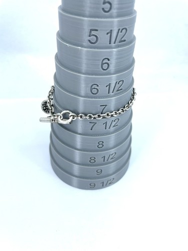 Elegant Designer Lois Hill Sterling Silver Scroll & Chain Toggle Bracelet 7” - Picture 5 of 5