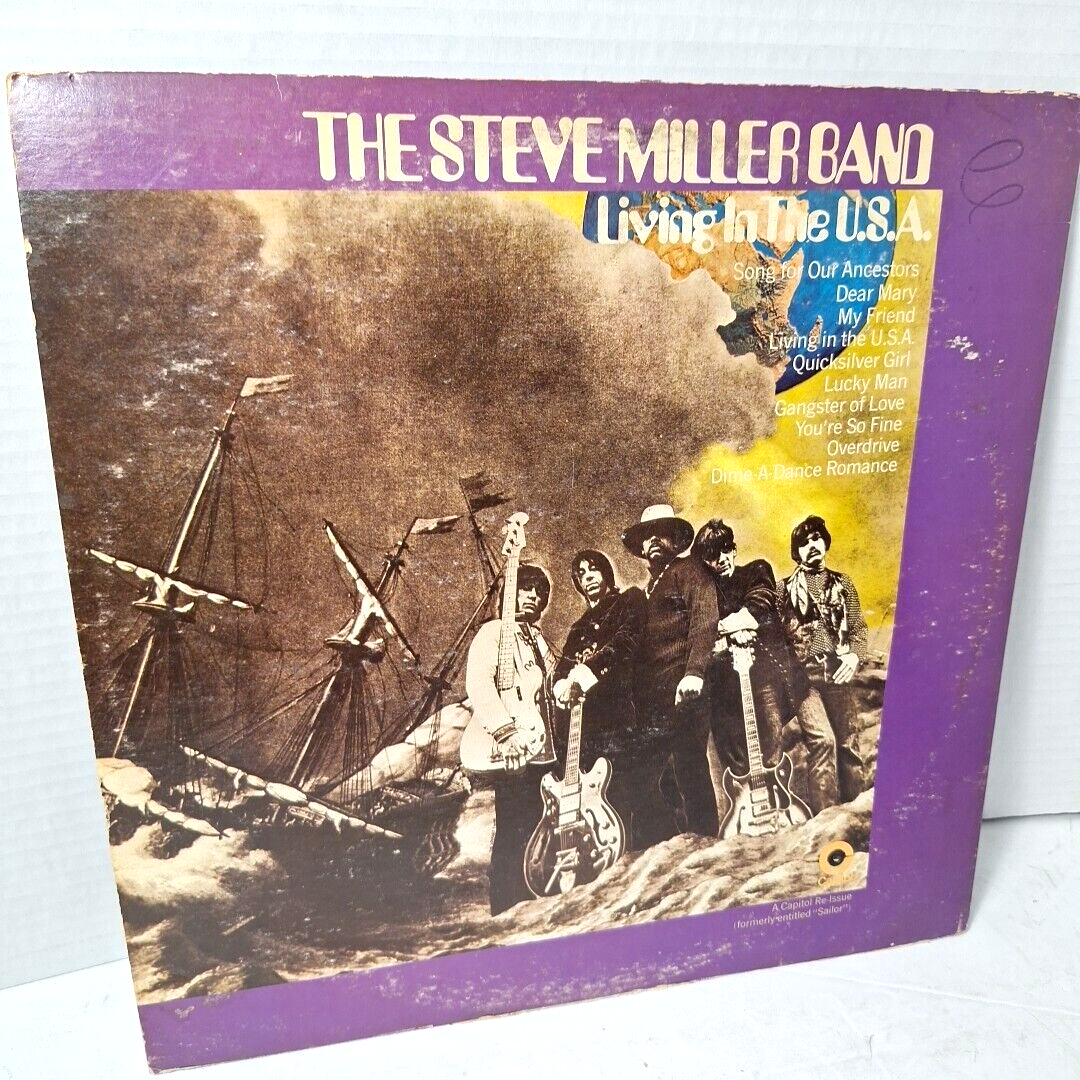 Steve Miller Band Living In The USA 1973 Vinyl LP Record Album SF