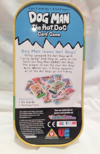 Juego de cartas Dog Man The Hot Dog juegos universitarios para edades de 5 a 4 jugadores - Imagen 3 de 6