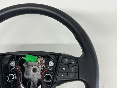 06-13 Volvo C70 C30 S40 V50 Black Leather Steering Wheel 8687459 - Bild 4 von 10